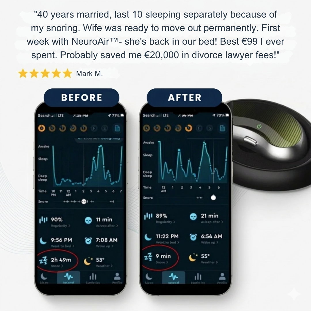 NeuroAir™ — Eliminates Snoring & Sleep Apnoea